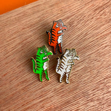 Creeping Tiger Hard Enamel Pin - Cute Jungle Animal Pin, Lapel Pin, Animal Brooch, Tiger Illustration, Small Gift, Clothes Accessory - Fernandes Makes